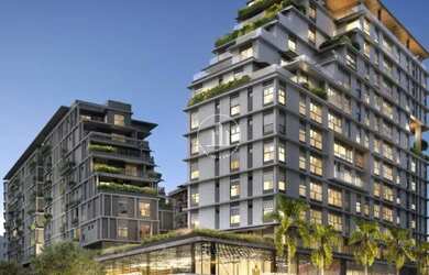 Imagem: O apartamento possui 1 Dormitório, 1 Banheiro, 36m² de Área