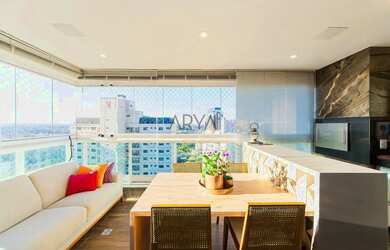 Imagem: O apartamento possui 3 Dormitórios, 5 Banheiros, 4 Vagas na