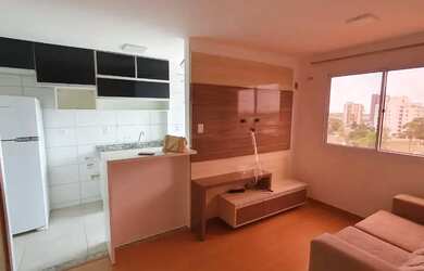 Imagem: O apartamento possui 2 Dormitórios, 1 Banheiro, 1 Vaga na garagem