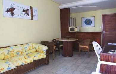 Imagem: O apartamento possui 1 Dormitório, 1 Banheiro, 1 Vaga na garagem