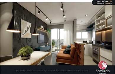 Imagem: O apartamento possui 2 Dormitórios, 1 Banheiro, 37m² de Área