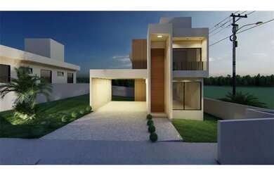 Imagem: A casa possui 3 Dormitórios, 2 Banheiros, 2 Vagas na garagem