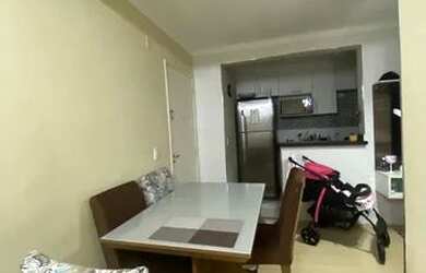 Imagem: O apartamento possui 2 Dormitórios, 1 Banheiro, 1 Vaga na garagem