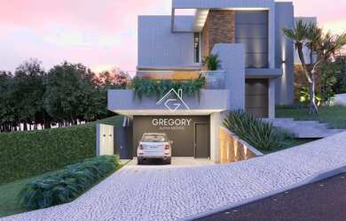 Imagem: A casa em condomínio possui 4 Dormitórios, 5 Banheiros, 5