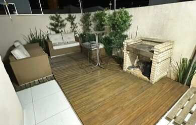 Imagem: A casa em condomínio possui 3 Dormitórios, 2 Banheiros, 1