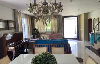 Imagem 7: Vendo Sobrado com 4 suítes com piscina e área gourmet mobiliado