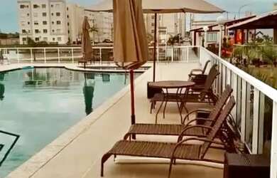 Imagem: O apartamento possui 2 Dormitórios, 1 Banheiro, 1 Vaga na garagem