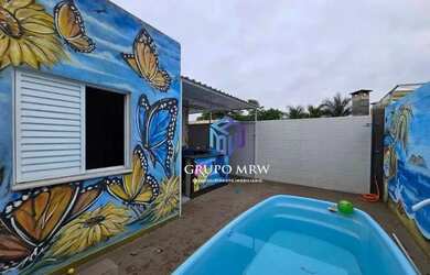 Imagem: A casa em condomínio possui 2 Dormitórios, 1 Banheiro, 3 Vagas