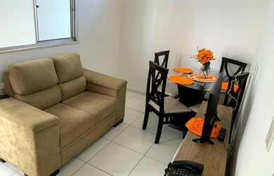 Imagem: O apartamento possui 2 Dormitórios, 1 Banheiro, 1 Vaga na garagem