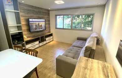 Imagem: O apartamento possui 2 Dormitórios, 1 Banheiro, 1 Vaga na garagem