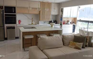 Imagem: O apartamento na cobertura possui 3 Dormitórios, 3 Banheiros