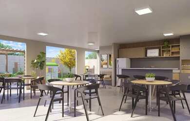 Imagem: O apartamento possui 2 Dormitórios, 1 Banheiro, 37m² de Área