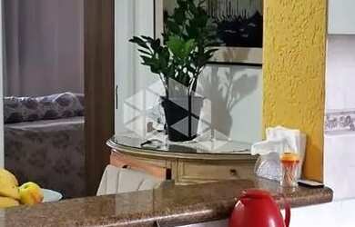 Imagem: O apartamento possui 1 Dormitório, 1 Banheiro, 1 Vaga na garagem