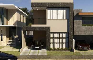 Imagem: A casa em condomínio possui 3 Dormitórios, 4 Banheiros, 1