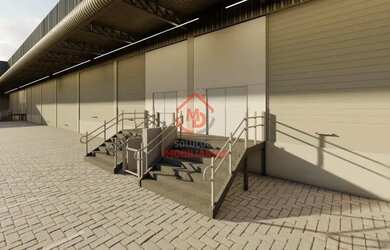Imagem 2: Galpão logístico com 1.175 m² de ABL, 3 docas mais uma rampa de acesso...