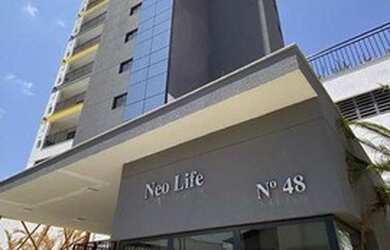 Imagem: O apartamento possui 1 Dormitório, 1 Banheiro, 1 Vaga na garagem