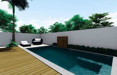 Imagem: A casa em condomínio possui 5 Dormitórios, 4 Banheiros, 4