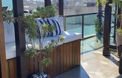 Imagem: O apartamento na cobertura possui 2 Dormitórios, 3 Banheiros