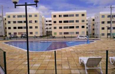 Imagem: O apartamento possui 2 Dormitórios, 1 Banheiro, 1 Vaga na garagem