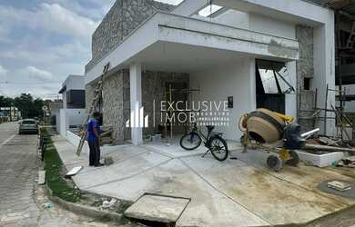 Imagem: A casa em condomínio possui 3 Dormitórios, 4 Banheiros, 1