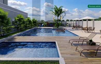 Imagem: O apartamento possui 2 Dormitórios, 1 Banheiro, 1 Vaga na garagem