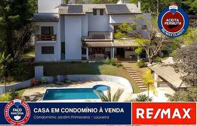 Imagem: A casa em condomínio possui 4 Dormitórios, 5 Banheiros, 5