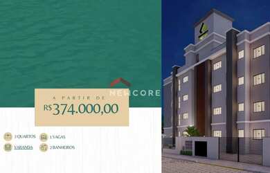 Imagem: O apartamento possui 2 Dormitórios, 2 Banheiros, 1 Vaga na