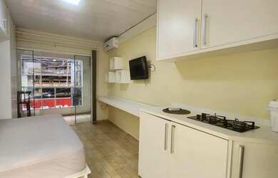 Imagem: O studio possui 1 Dormitório, 1 Banheiro, 30m² de Área, Imóvel