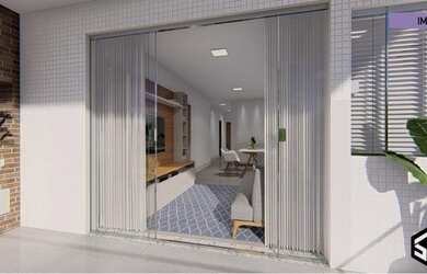 Imagem: O apartamento na cobertura possui 3 Dormitórios, 2 Banheiros