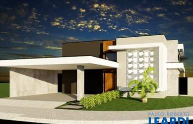 Imagem: A casa em condomínio possui 4 Dormitórios, 5 Banheiros, 3