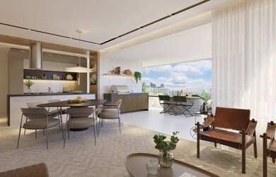 Imagem: O apartamento possui 4 Dormitórios, 2 Banheiros, 4 Vagas na