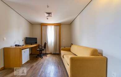 Imagem: O studio possui 1 Dormitório, 1 Banheiro, 1 Vaga na garagem