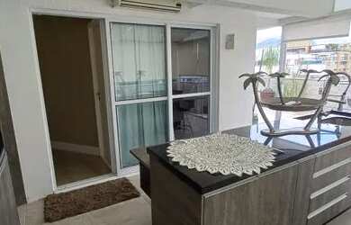 Imagem: O apartamento na cobertura possui 4 Dormitórios, 5 Banheiros