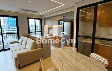 Imagem: O apartamento possui 1 Dormitório, 2 Banheiros, 1 Vaga na garagem