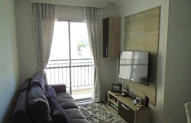 Imagem: O apartamento possui 2 Dormitórios, 1 Banheiro, 1 Vaga na garagem