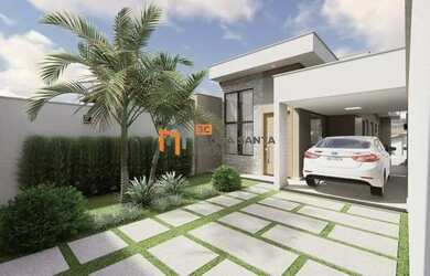 Imagem: A casa possui 4 Dormitórios, 3 Banheiros, 2 Vagas na garagem