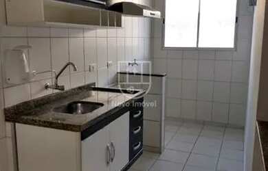 Imagem: O apartamento possui 2 Dormitórios, 1 Banheiro, 1 Vaga na garagem