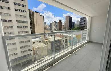 Imagem: O apartamento à venda possui 1 Dormitório, 1 Banheiro e 34m²