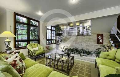 Imagem: A casa em condomínio possui 3 Dormitórios, 4 Banheiros, 3