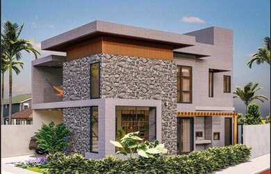 Imagem: A casa em condomínio possui 3 Dormitórios, 4 Banheiros, 2