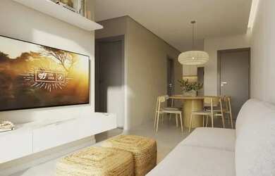 Imagem: O apartamento possui 2 Dormitórios, 2 Banheiros, 1 Vaga na