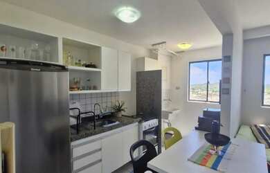 Imagem: O apartamento possui 2 Dormitórios, 1 Banheiro, 1 Vaga na garagem