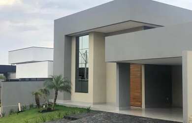 Imagem: A casa em condomínio possui 4 Dormitórios, 5 Banheiros, 3