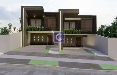 Imagem: A casa possui 4 Dormitórios, 4 Banheiros, 4 Vagas na garagem