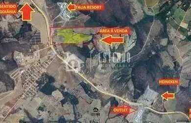 Imagem: O terreno possui 2.500m² de Área e está localizado em Alexânia