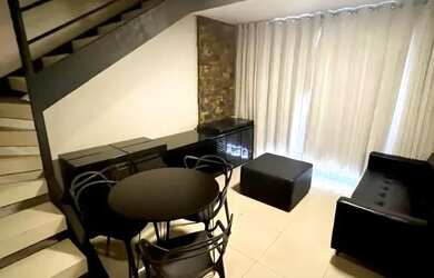 Imagem: O apartamento possui 1 Dormitório, 2 Banheiros, 1 Vaga na garagem