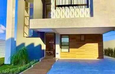 Imagem: A casa em condomínio possui 4 Dormitórios, 1 Banheiro, 2 Vagas