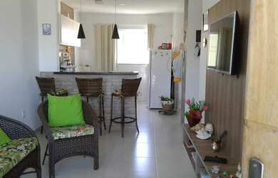 Imagem: O apartamento possui 2 Dormitórios, 1 Banheiro, 1 Vaga na garagem