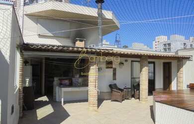 Imagem: O apartamento na cobertura possui 4 Dormitórios, 3 Banheiros