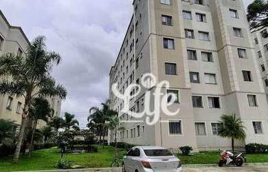 Imagem: O apartamento possui 2 Dormitórios, 1 Banheiro, 1 Vaga na garagem